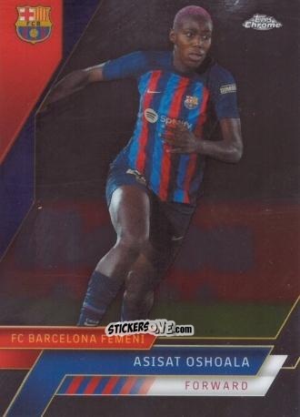 Sticker Asisat Oshoala - Chrome FC Barcelona 2022-2023
 n. 60 - Topps