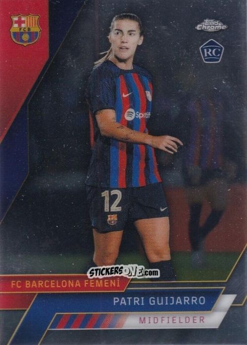 Cromo Patri Guijarro - Chrome FC Barcelona 2022-2023
 n. 61 - Topps
