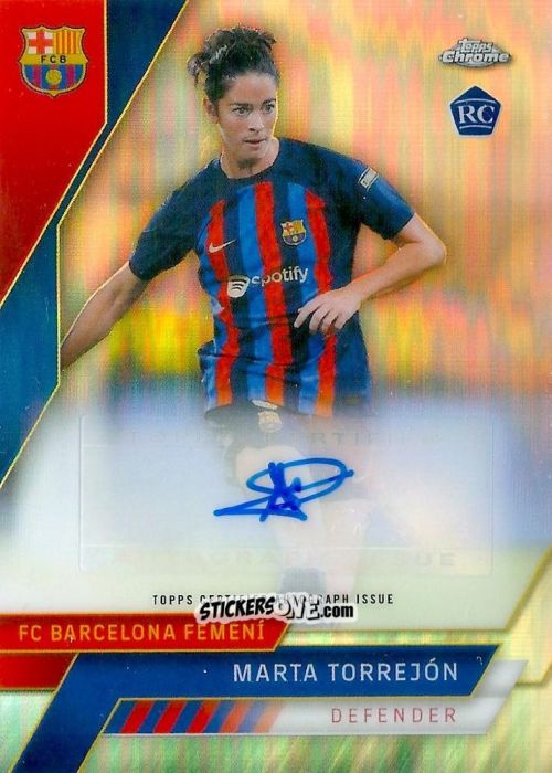 Sticker Marta Torrejón - Chrome FC Barcelona 2022-2023
 n. AA-4 - Topps