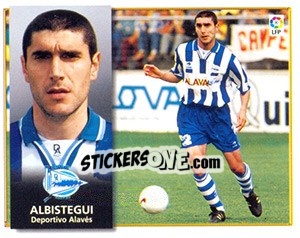 Figurina Albistegui - Liga Spagnola 1998-1999 - Colecciones ESTE