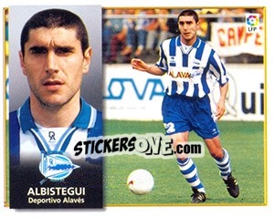 Sticker Albistegui - Liga Spagnola 1998-1999 n. 6 - Colecciones ESTE