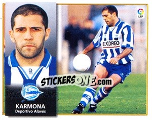 Cromo Karmona - Liga Spagnola 1998-1999 - Colecciones ESTE