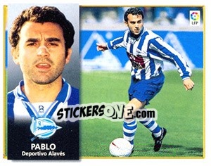 Figurina Pablo - Liga Spagnola 1998-1999 - Colecciones ESTE