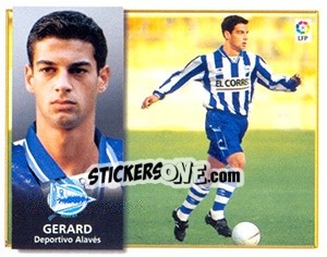 Cromo Gerard - Liga Spagnola 1998-1999 - Colecciones ESTE