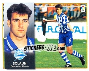 Sticker Solaun - Liga Spagnola 1998-1999 n. 15 - Colecciones ESTE
