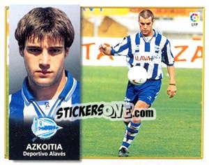 Sticker Azkoitia - Liga Spagnola 1998-1999 n. 16 - Colecciones ESTE
