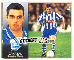 Cromo Canabal - Liga Spagnola 1998-1999 - Colecciones ESTE