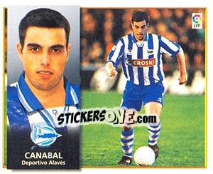 Sticker Canabal - Liga Spagnola 1998-1999 n. 17 - Colecciones ESTE