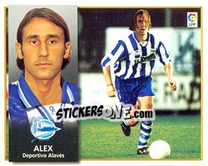 Sticker Alex - Liga Spagnola 1998-1999 n. 18 - Colecciones ESTE