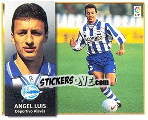 Sticker Angel Luis - Liga Spagnola 1998-1999 n. 19 - Colecciones ESTE