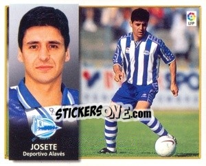 Sticker Josete - Liga Spagnola 1998-1999 n. 21 - Colecciones ESTE