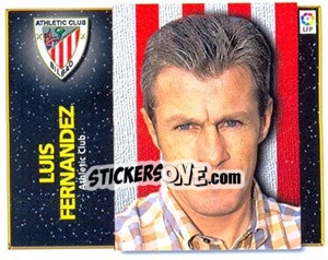 Sticker Luis Fernandez (Entrenador) - Liga Spagnola 1998-1999 n. 26 - Colecciones ESTE