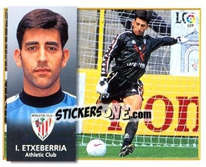 Sticker I Etxeberria - Liga Spagnola 1998-1999 n. 27 - Colecciones ESTE