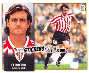 Sticker Ferreira - Liga Spagnola 1998-1999 n. 33 - Colecciones ESTE