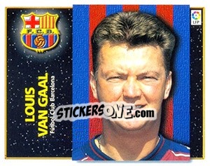 Cromo Louis Van Gaal (Entrenador) - Liga Spagnola 1998-1999 - Colecciones ESTE