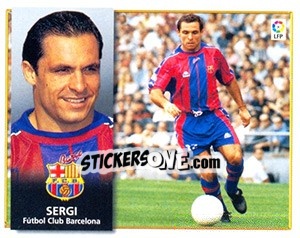 Cromo Sergi - Liga Spagnola 1998-1999 - Colecciones ESTE