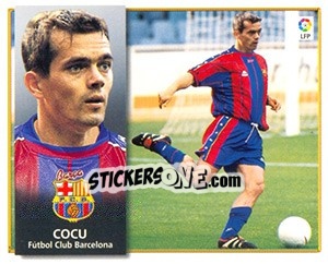 Sticker Cocu - Liga Spagnola 1998-1999 n. 59 - Colecciones ESTE