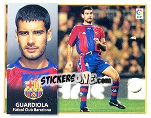 Sticker Guardiola - Liga Spagnola 1998-1999 n. 60 - Colecciones ESTE