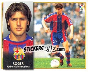 Cromo Roger - Liga Spagnola 1998-1999 - Colecciones ESTE