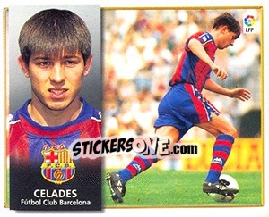 Cromo Celades - Liga Spagnola 1998-1999 - Colecciones ESTE