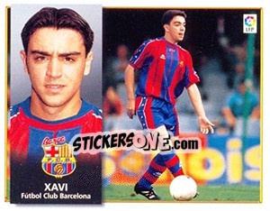 Sticker Xavi - Liga Spagnola 1998-1999 n. 63 - Colecciones ESTE