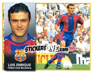 Figurina Luis Enrique - Liga Spagnola 1998-1999 - Colecciones ESTE