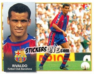 Sticker Rivaldo - Liga Spagnola 1998-1999 - Colecciones ESTE