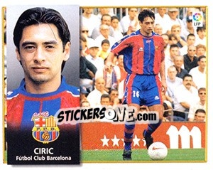 Figurina Ciric - Liga Spagnola 1998-1999 n. 68 - Colecciones ESTE