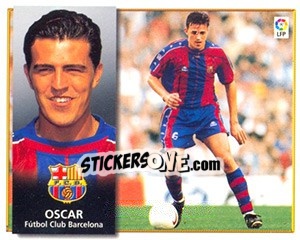 Cromo Oscar - Liga Spagnola 1998-1999 - Colecciones ESTE