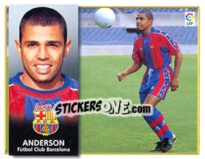 Sticker Anderson - Liga Spagnola 1998-1999 n. 71 - Colecciones ESTE