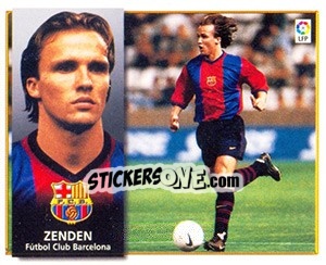 Sticker Zenden - Liga Spagnola 1998-1999 n. 75 - Colecciones ESTE