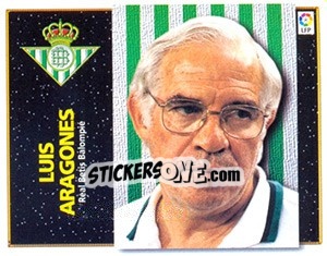 Sticker Luis Aragones (Entrenador) - Liga Spagnola 1998-1999 n. 77 - Colecciones ESTE