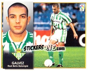 Sticker Galvez - Liga Spagnola 1998-1999 n. 103 - Colecciones ESTE