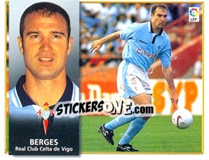 Cromo Berges - Liga Spagnola 1998-1999 - Colecciones ESTE