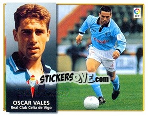 Cromo Oscar Vales - Liga Spagnola 1998-1999 - Colecciones ESTE