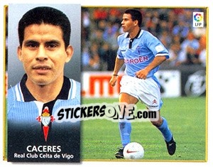 Sticker Caceres - Liga Spagnola 1998-1999 n. 114 - Colecciones ESTE