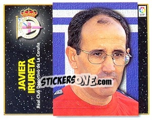 Sticker Irureta (Entrenador) - Liga Spagnola 1998-1999 n. 129 - Colecciones ESTE