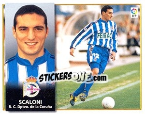 Sticker Scaloni - Liga Spagnola 1998-1999 - Colecciones ESTE