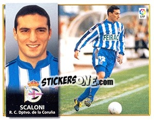 Sticker Scaloni - Liga Spagnola 1998-1999 n. 143 - Colecciones ESTE