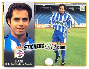 Sticker Ziani - Liga Spagnola 1998-1999 - Colecciones ESTE