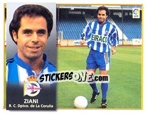 Sticker Ziani - Liga Spagnola 1998-1999 n. 145 - Colecciones ESTE