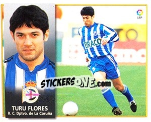 Cromo Turu Flores - Liga Spagnola 1998-1999 - Colecciones ESTE