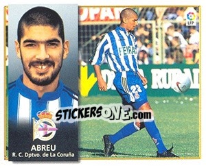 Sticker Abreu - Liga Spagnola 1998-1999 n. 151 - Colecciones ESTE