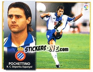 Sticker Pochettino - Liga Spagnola 1998-1999 - Colecciones ESTE