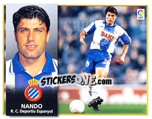 Cromo Nando - Liga Spagnola 1998-1999 - Colecciones ESTE