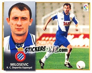Sticker Milosevic - Liga Spagnola 1998-1999 - Colecciones ESTE