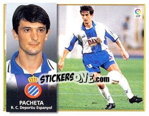Sticker Pacheta - Liga Spagnola 1998-1999 n. 166 - Colecciones ESTE