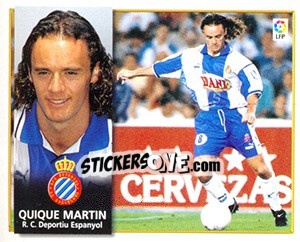 Cromo Quique Martin - Liga Spagnola 1998-1999 - Colecciones ESTE