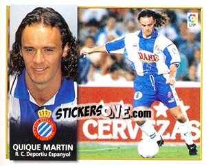 Sticker Quique Martin - Liga Spagnola 1998-1999 n. 174 - Colecciones ESTE