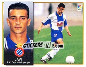 Sticker Javi - Liga Spagnola 1998-1999 n. 177 - Colecciones ESTE